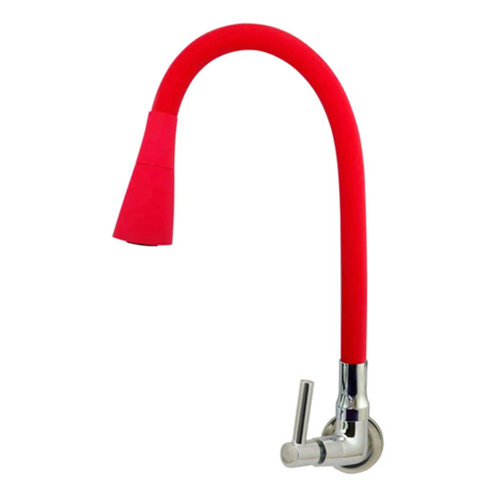 Torneira Cozinha Parede Tb.gourmet Duplo Jato Colorido 1/4v. Vermelho