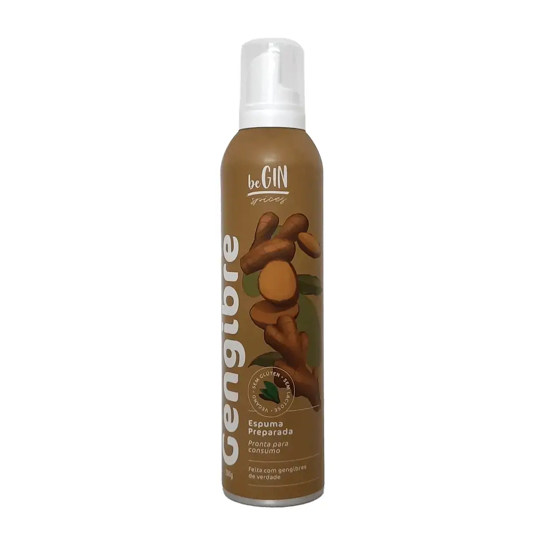 Espuma Para Drinks Sabor Gengibre BeGin Spray 200g