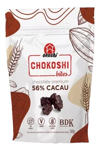Chokoshi Okoshi 50g Bites 56 Cacau