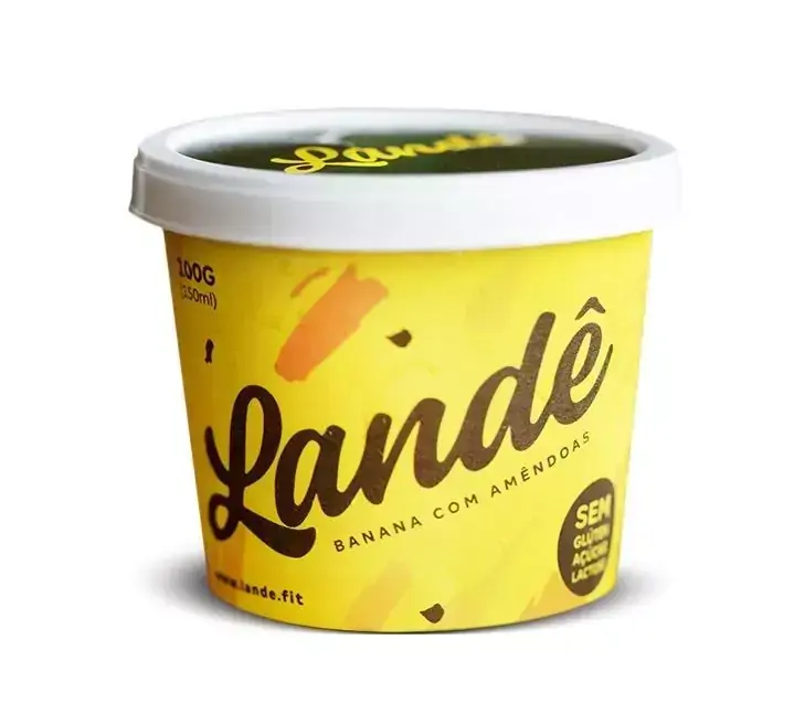 Creme de Frutas Landê Banana com Amêndoas | 150 mL