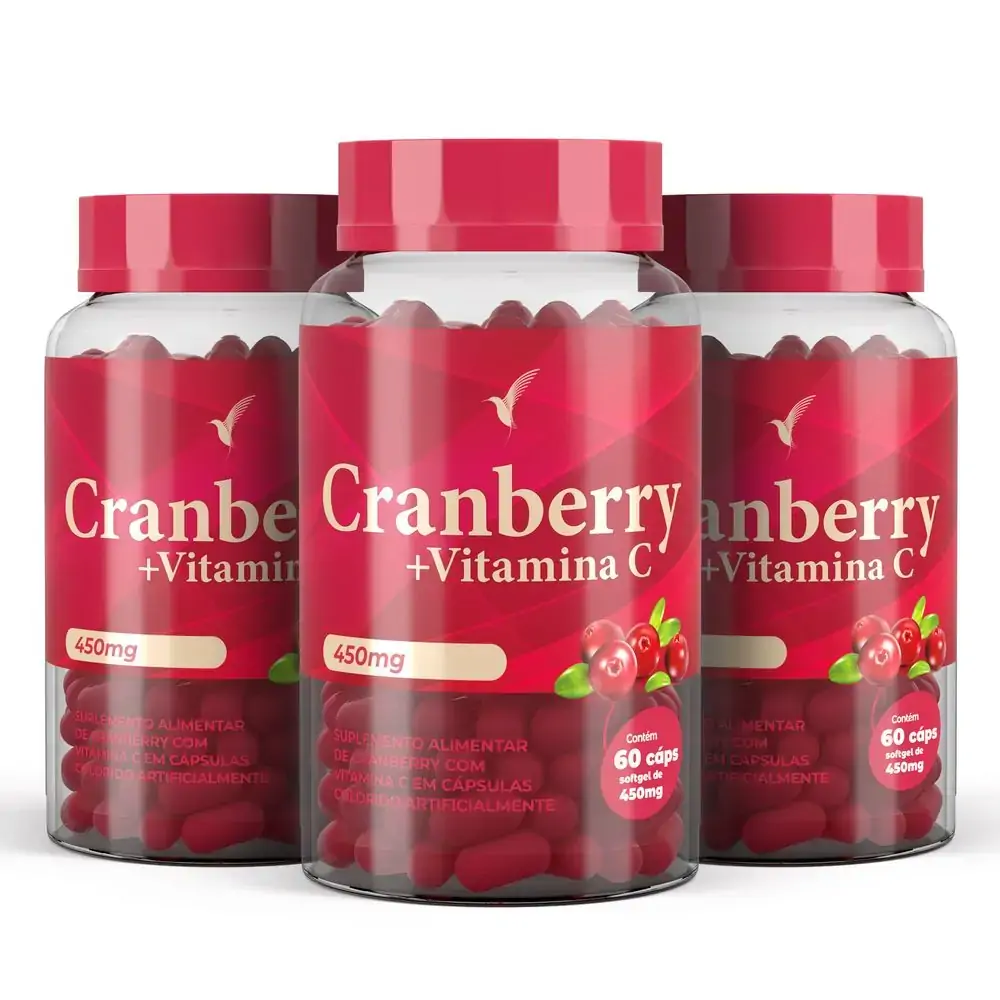 Cranberry em Cápsulas - 90 dias - 180 cápsulas