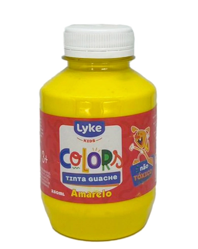 Tinta Guache Amarelo 250ml 102878 Lp