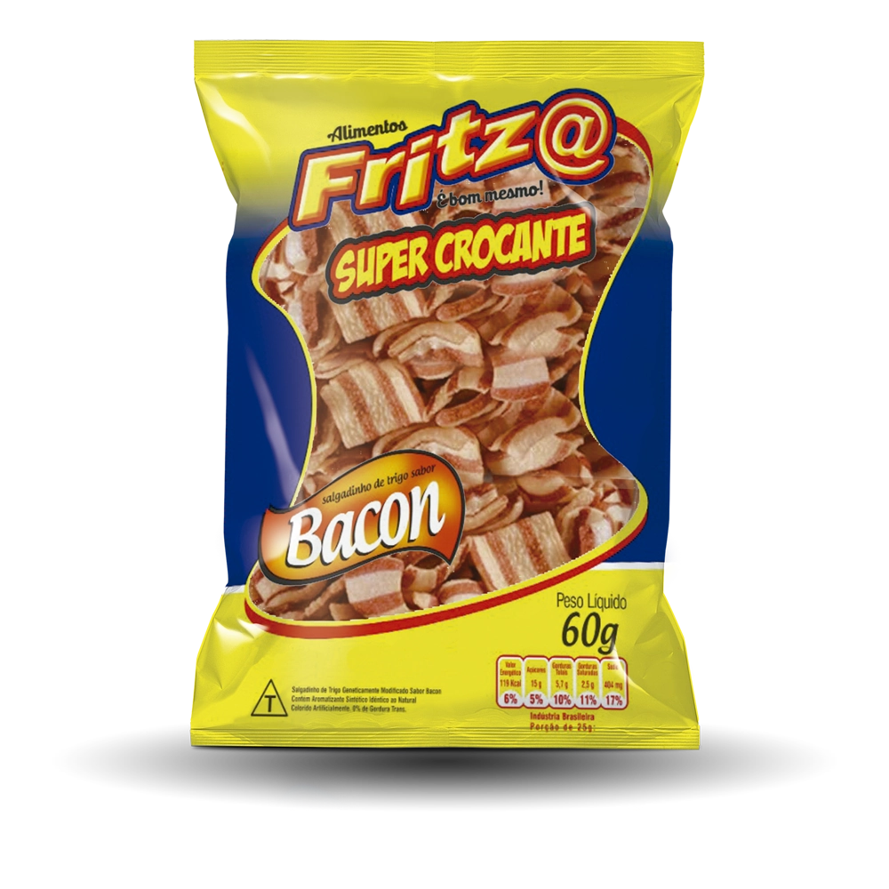 Salgadinho Fritza Sabor Bacon 60g
