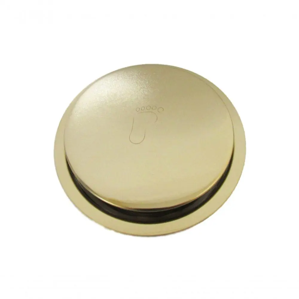 Ralo Inteligente Click Dourado Redondo 15x15cm