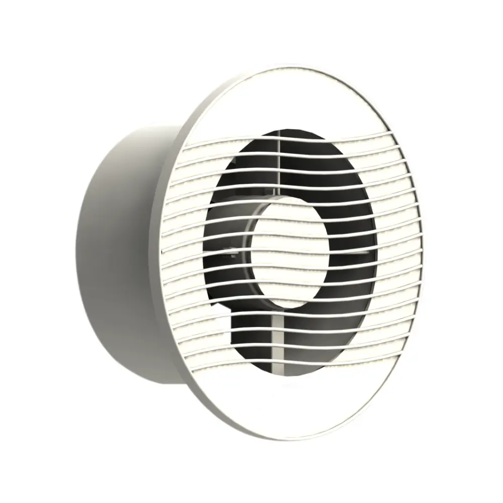 Exaustor De Banheiro Venti-delta Residencial 15cm Branco Bivolt