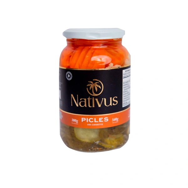 Picles Em Conserva Nativus 300g