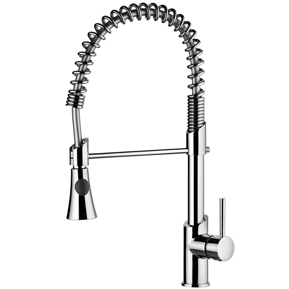 Torneira Gourmet Monocomando Fria Quente Cromada 50cm Com Spray