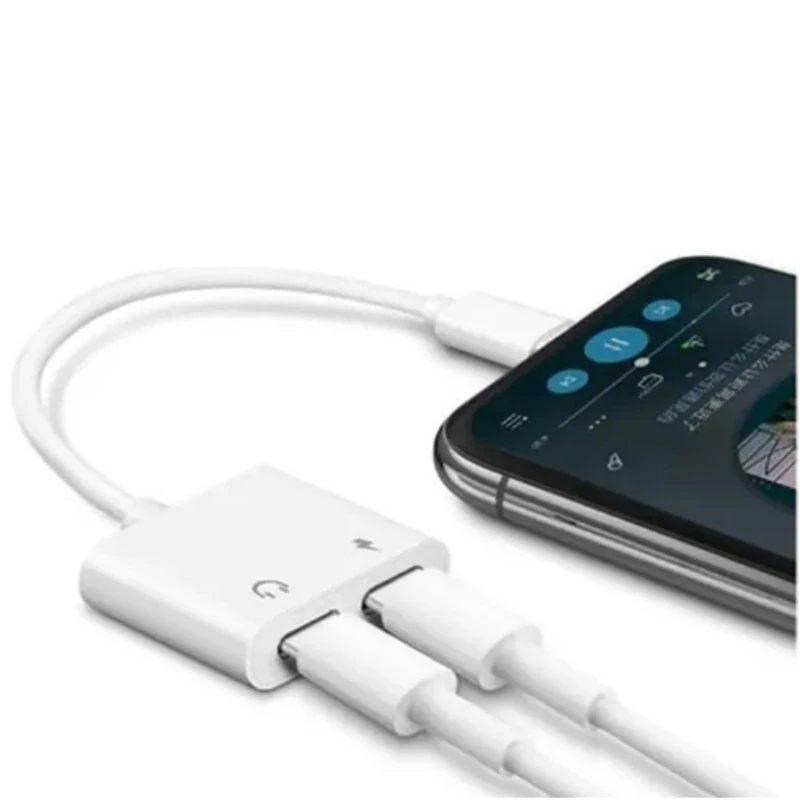 Cabo Adaptador Carregamento/áudio P/ Celular