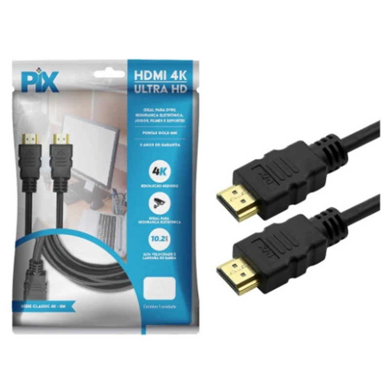 Cabo Hdmi Macho 1.4 15 Pinos 3m De Boa Qualidade
