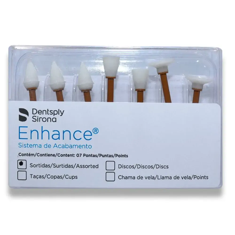 Enhance com Sete Pontas - Dentsply Sirona - Enhance Pontas Sortidas com 7 - Dentsply Sirona