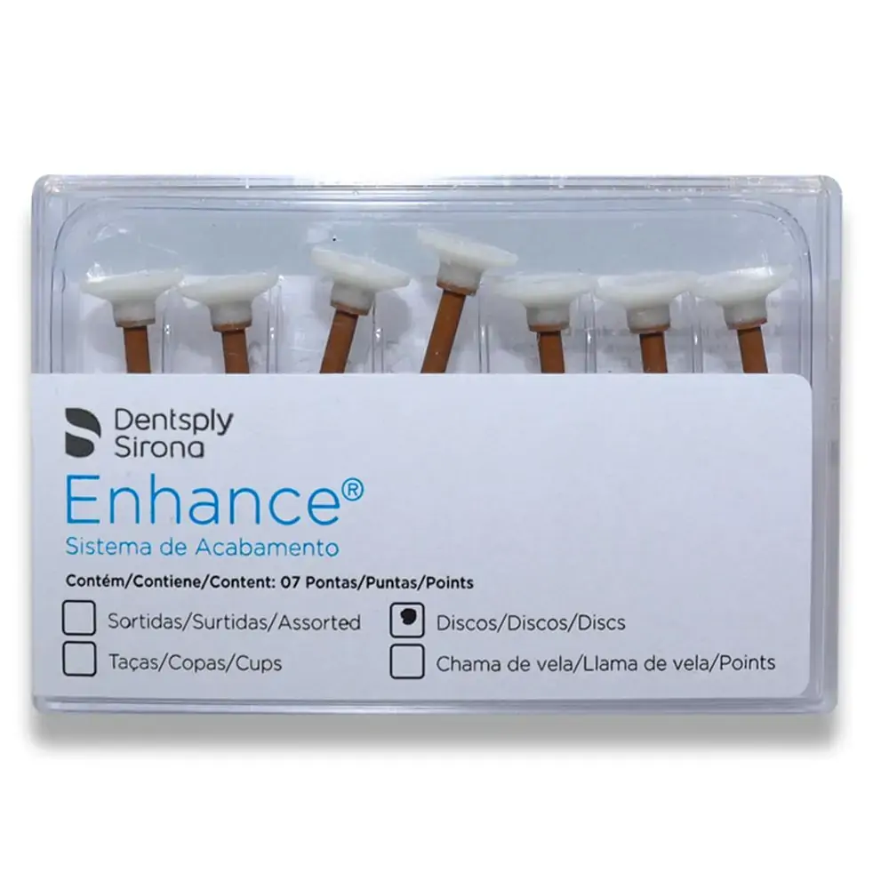 Ponta de Silicone Enhance - Dentsply - Disco (Cód. 25.5045)