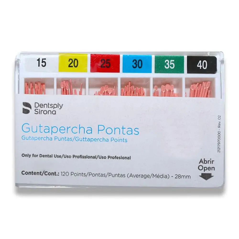 Guta Percha Calibrada Maillefer - Dentsply - 15-40 (Cód. 25.4638)