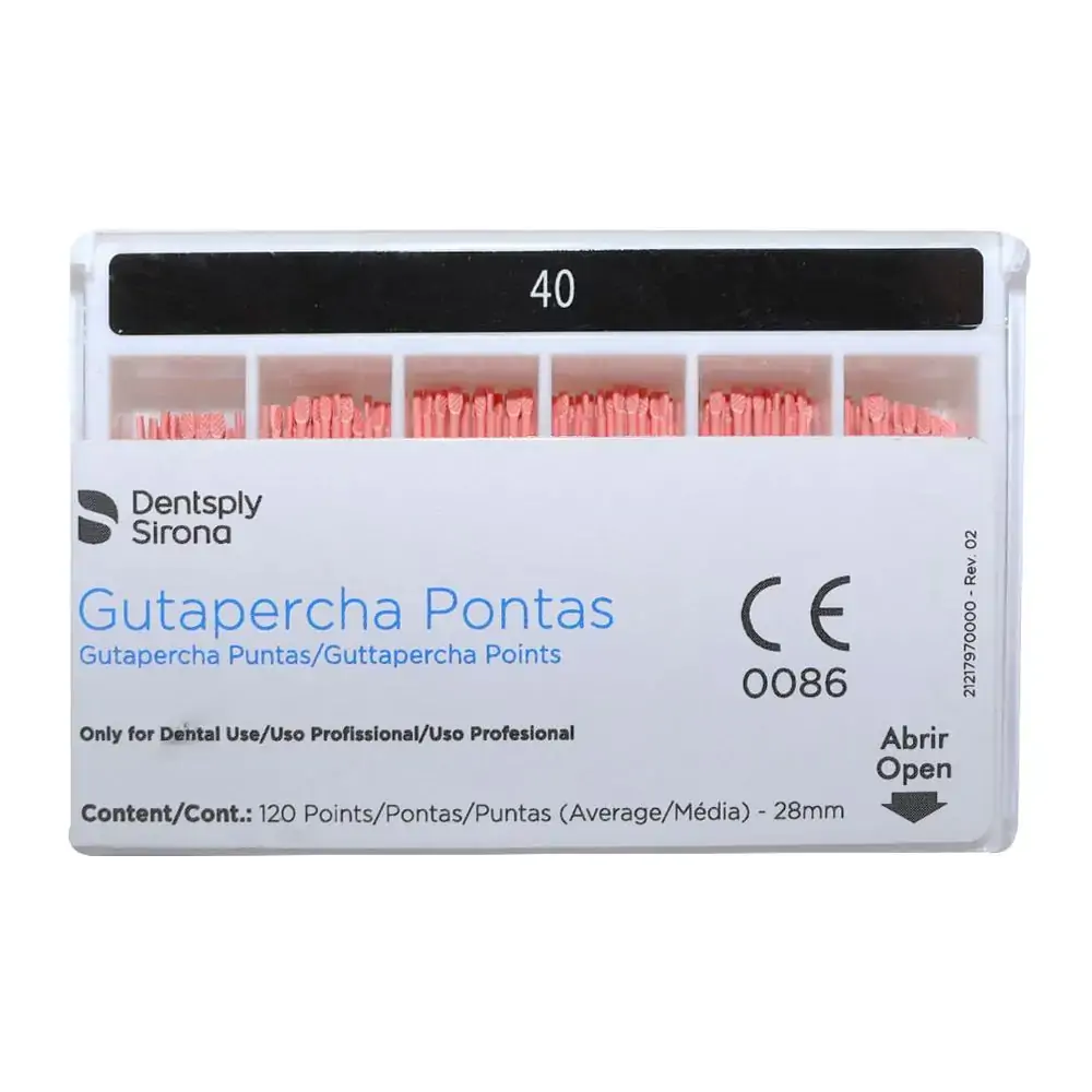 Guta Percha Calibrada Maillefer - Dentsply - 40 (Cód. 25.4254)