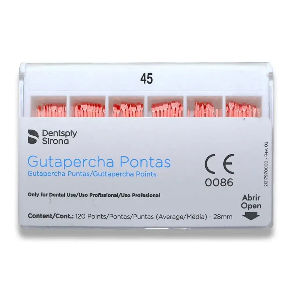 Guta Percha Calibrada Maillefer - Dentsply - 45 (Cód. 25.6325)
