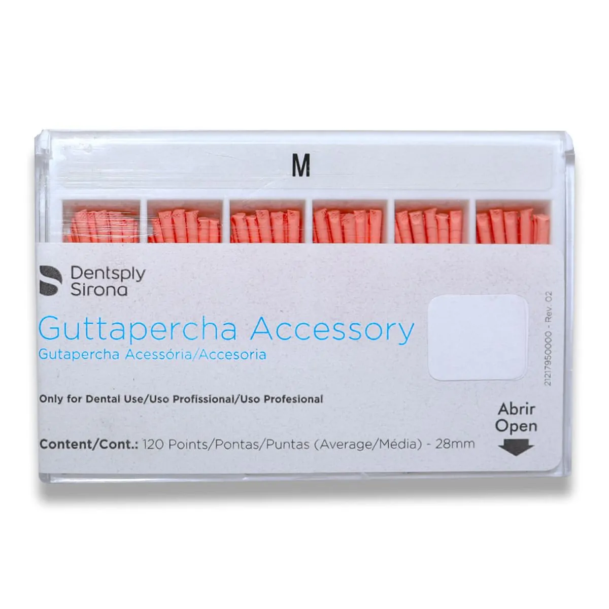 Cone De Guta Acs 28mm - Dentsply Sirona - Cone de Guta Acs 28mm M - Dentsply Sirona