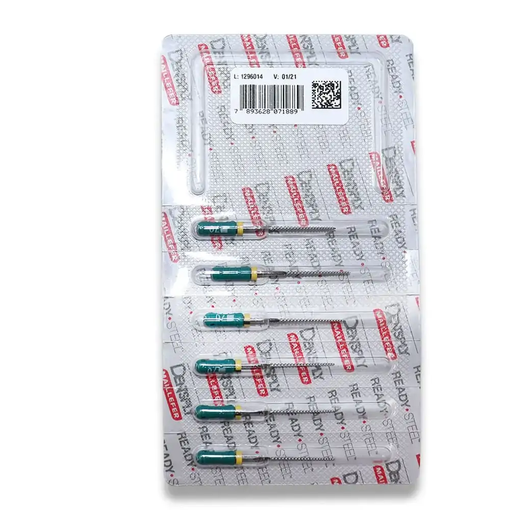 Lima K 2ª Serie 25mm - Dentsply Sirona - Lima K 2ª Série 70 de 25mm - Dentsply Sirona
