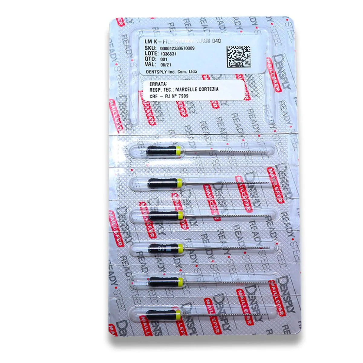 Lima K-File Primeira Série 40 de 31mm - Dentsply