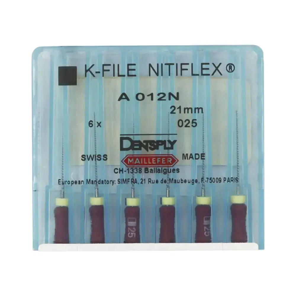 Lima Nitiflex 21mm - Dentsply Sirona - Lima Nitiflex 25 de 21mm - Dentsply Sirona