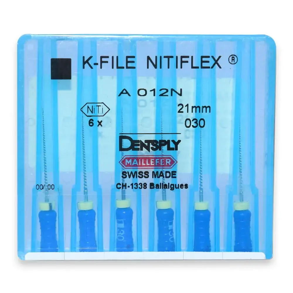 Lima Nitiflex 21mm - Dentsply Sirona - Lima Nitiflex 30 de 21mm - Dentsply Sirona
