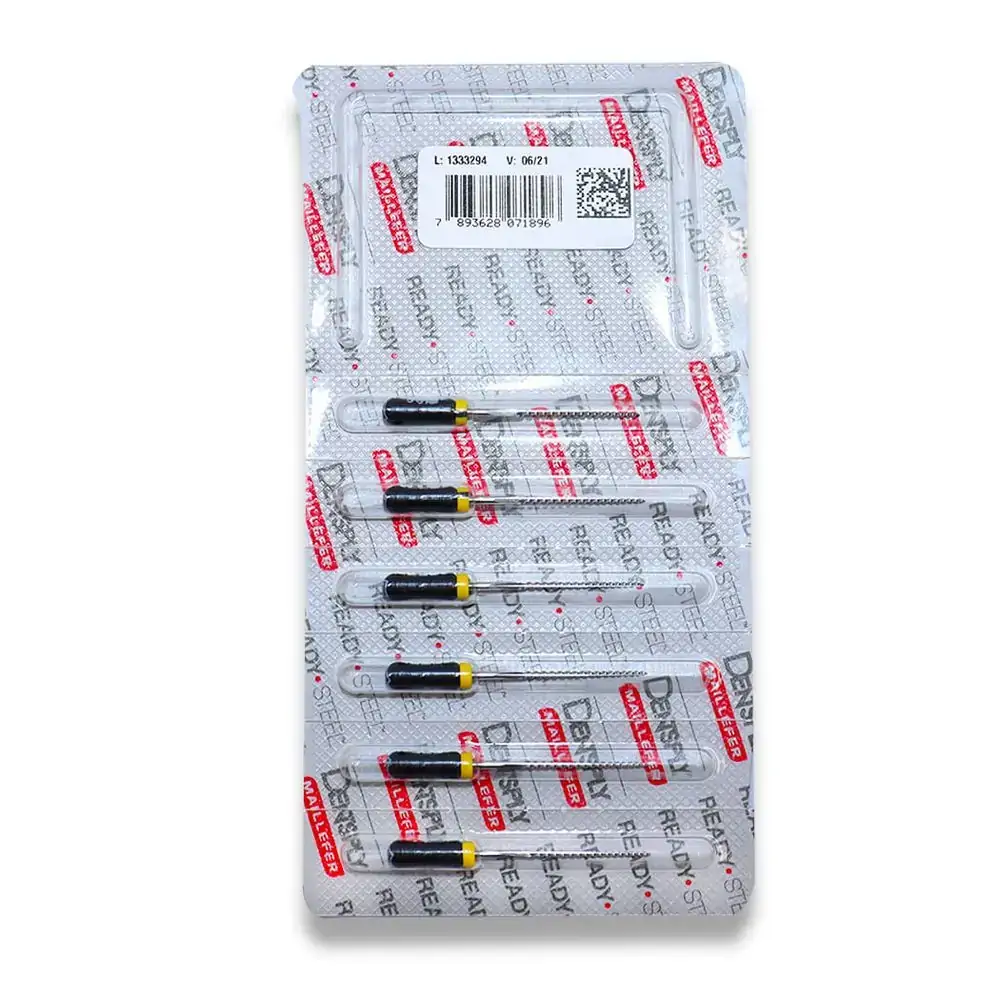 Lima tipo K Série Especial Maillefer 10 25mm - Dentsply - 80 (Cód. 25.2089)