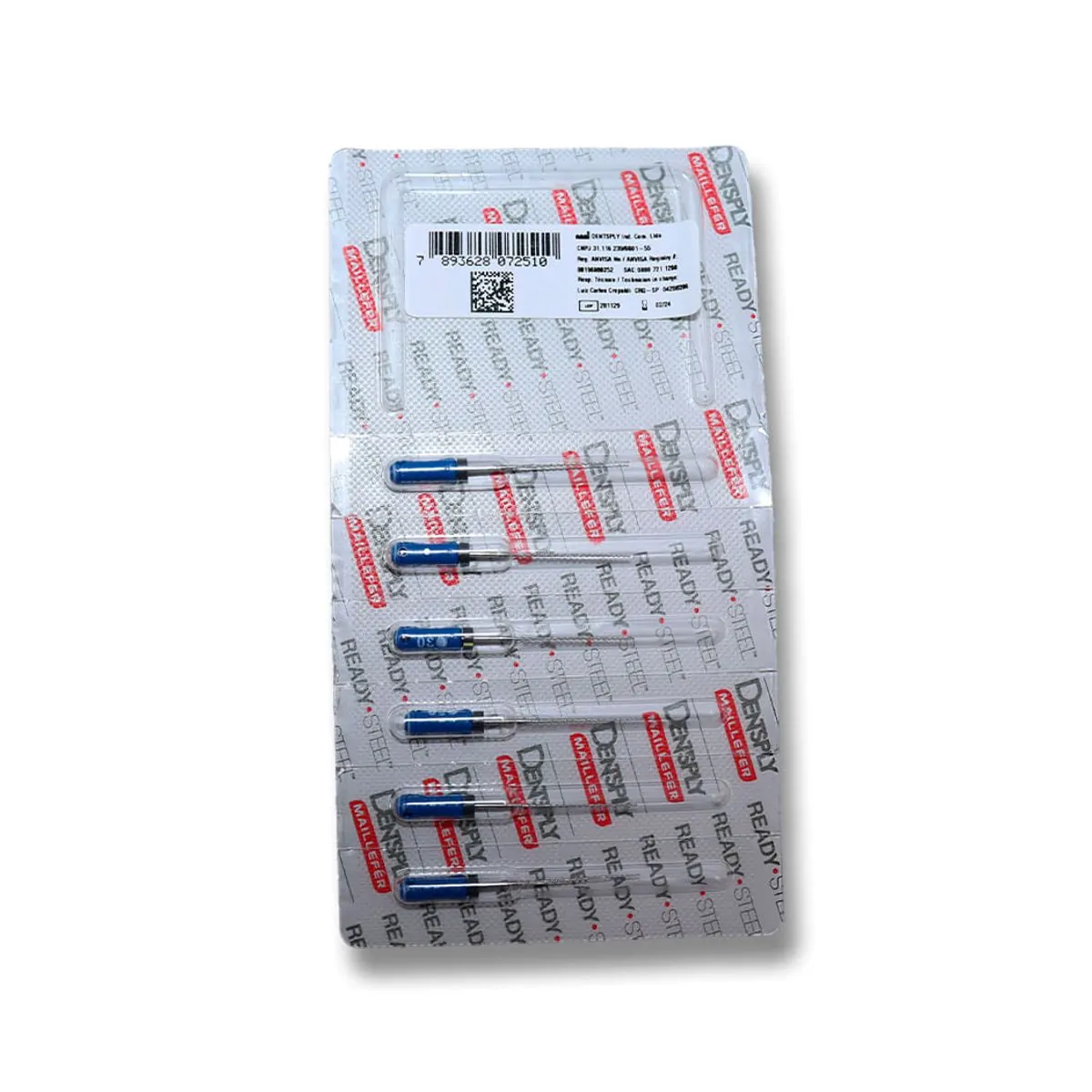 Lima Hedstroem Série de 25mm - Dentsply Sirona - Lima Hedstroem 1° Série n°30 de 25mm - Dentsply Sir