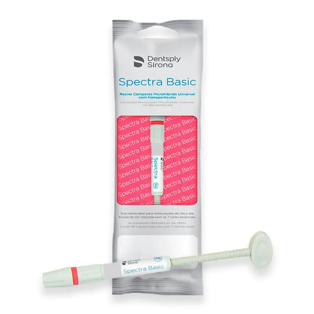 Resina Spectra Basic 4g - Dentsply Sirona - Resina Spectra Basic A1 4g - Dentsply Sirona