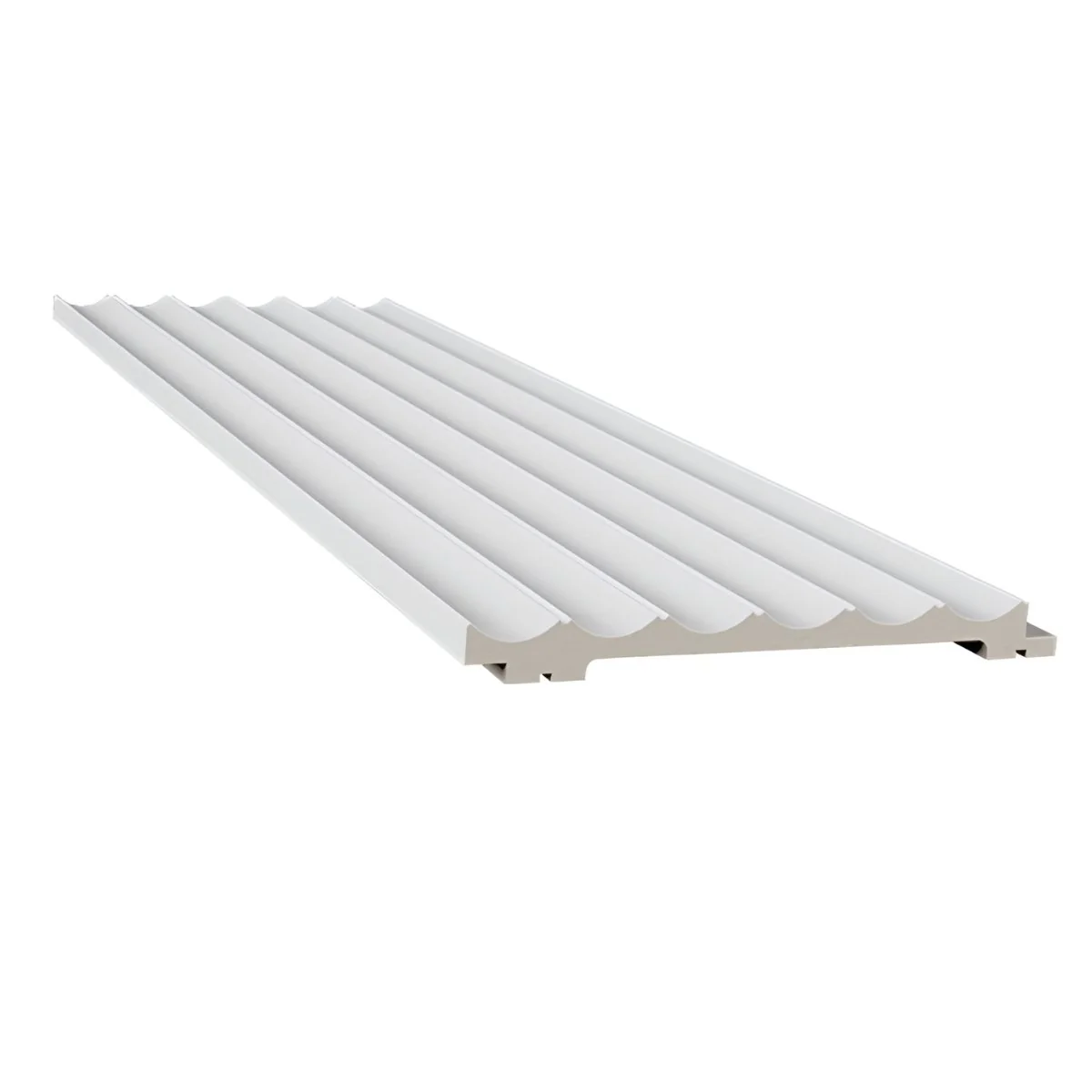 Revestimento Poliestireno Duna 15cm Branco - Santa Luzia