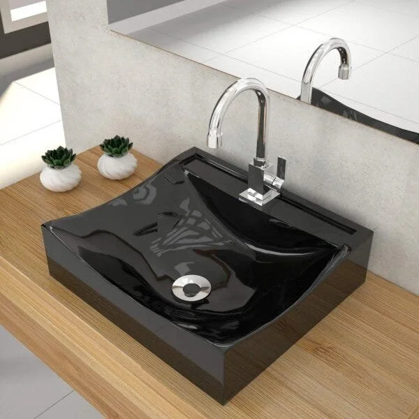Cuba Para Banheiro Q44w Lunna Compace Preto