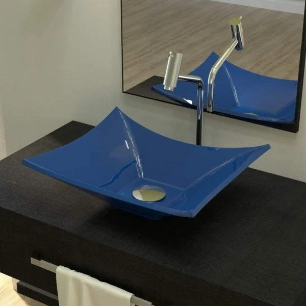 Cuba Lux L38w Com Torneira Link Alta E Válvula Click Com Sifão E Flexível Compace