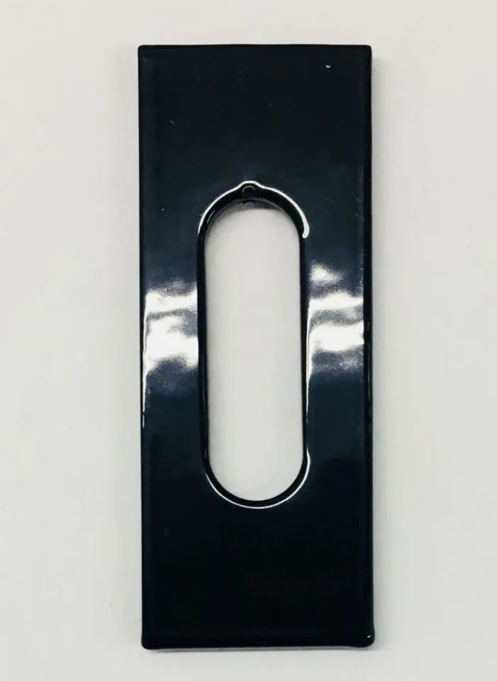 Puxador Auto-adesivo Para Vidro Temperado Preto - 2un