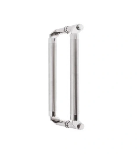 Puxador Inox Para Porta Madeira E Vidro Tubular Modelado 80cm H01