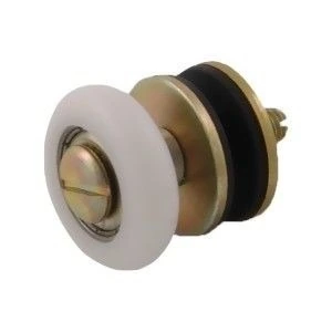 Roldana 1125 Blindada Para Vidros Temperados Box, Janelas E Portas - 4 Unidades