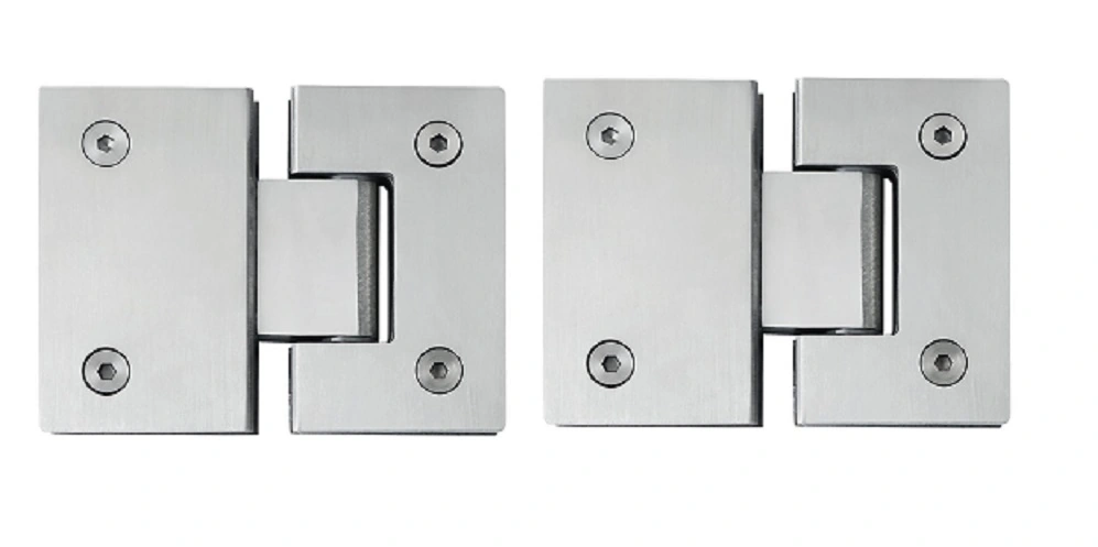 Dobradiça Inox Gv48 180°1010 Para Porta De Vidro E Box - Vidro/vidro 2un