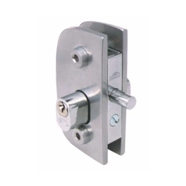 Fechadura Para Porta De Vidro De Abrir Pivotante 1520 Cromada