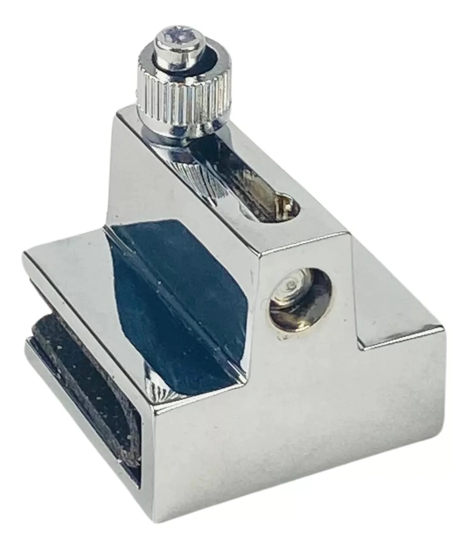 Trinco De Pressão Para Porta De Vidro 8 A 10mm Cromado