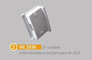 Fechadura Janela De Correr Blindex V/v Branco