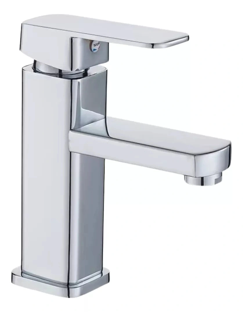 Torneira Lavatório Monocomando De Luxo Para Banheiro Inox Cromada