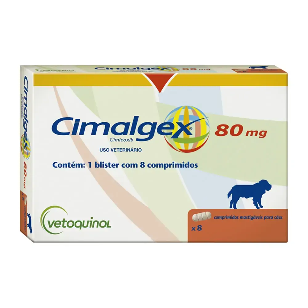 Anti-inflamatório para Cachorro Cimalgex Vetoquinol 80mg