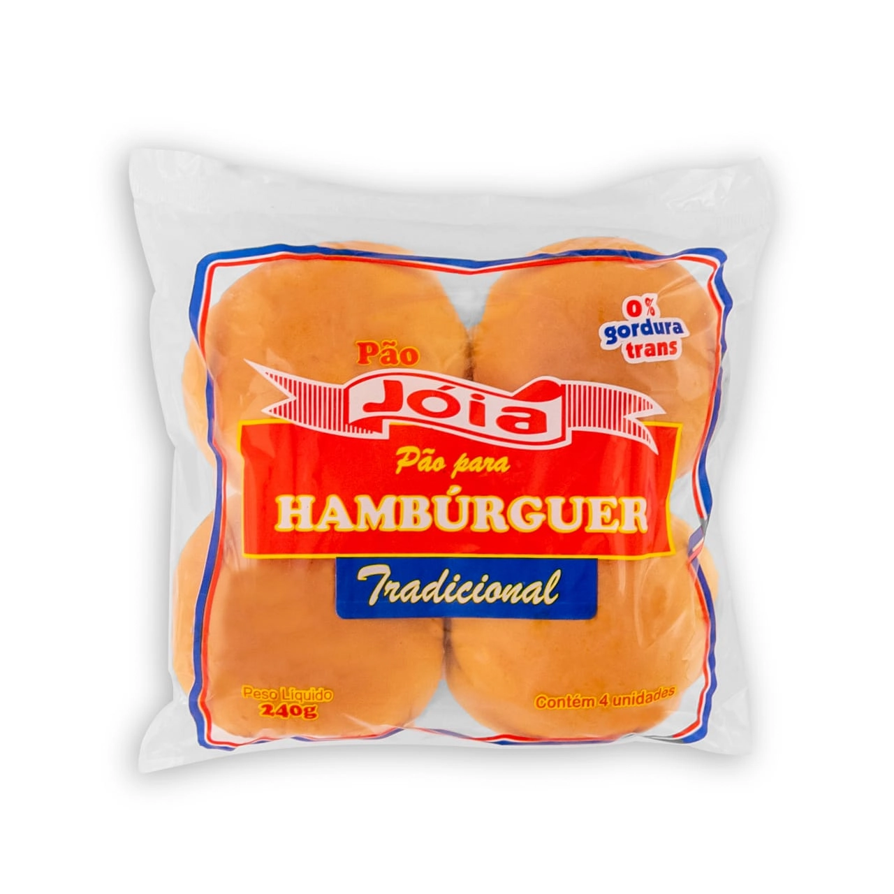 Pao Hamburguer Joia 4un