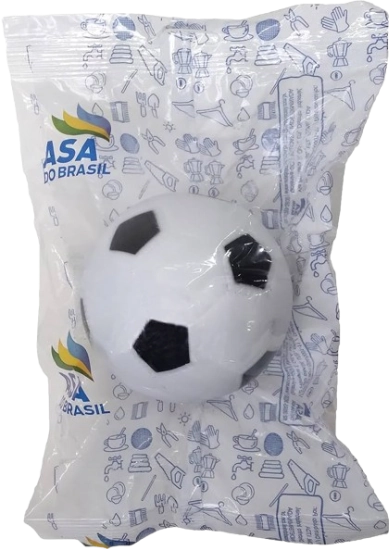 Brinq Bolinha Asa Brasil Pet Futbol