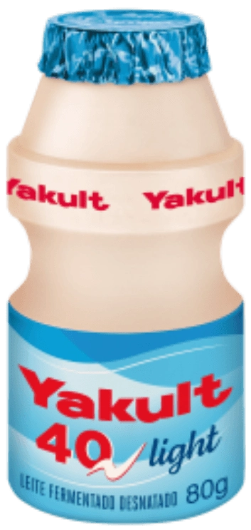 Pack Leite Fermentado Desnatado Light Yakult 40 Frasco 480g 6 Unidades