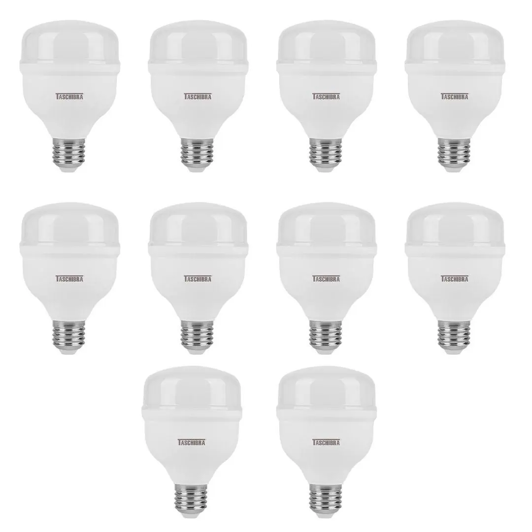 10 Lâmpadas Alta Potência Tkl 170 30w 6500k E27 Taschibra
