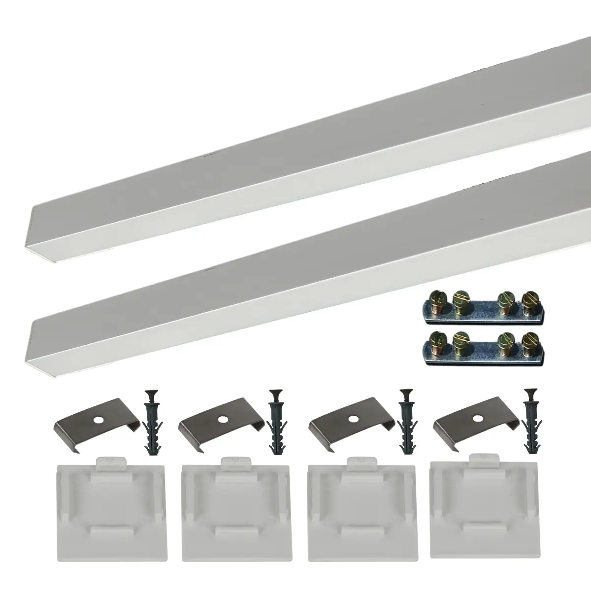 Perfil Sobrepor Led 36x40mm Branco 2x1m Appena Ilunato