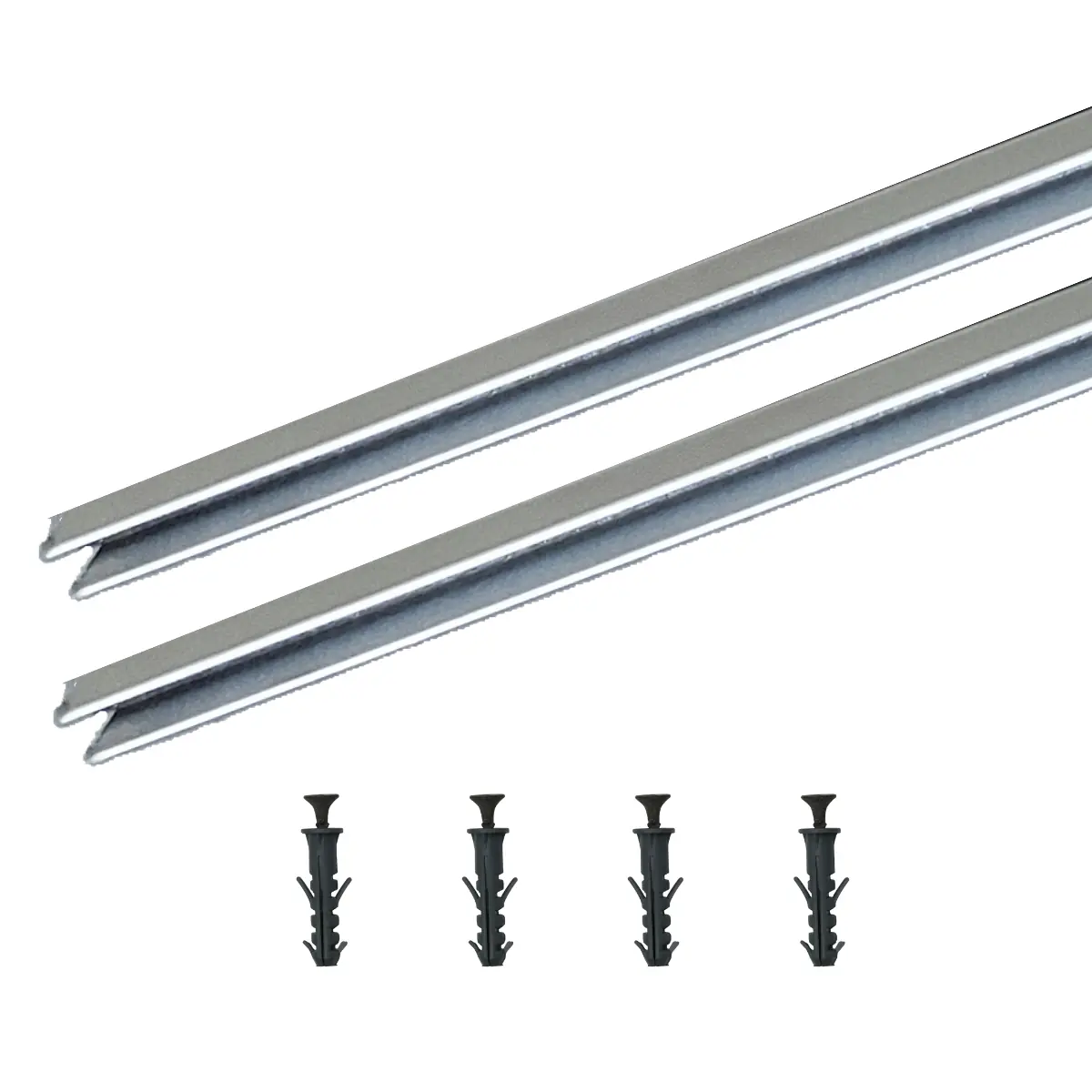 Perfil U Para Neon De Led 8x12mm Branco 2x1m Rischio Ilunato