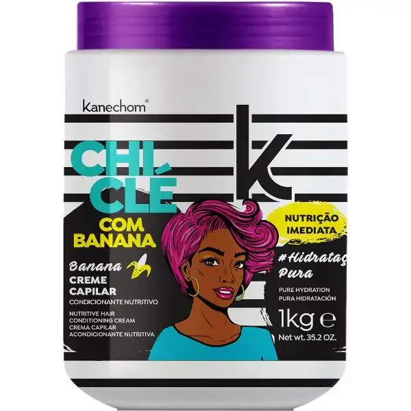 Creme Tratamento Kanechom 1kg Chicle Banana