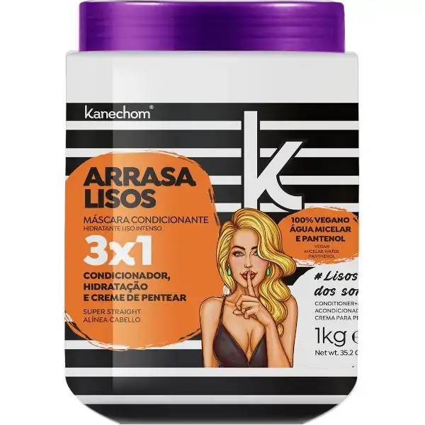 Cr.kanechom 3 Em 1 Arrasa Lisos 1kg