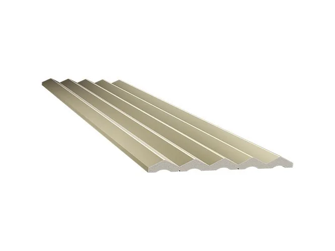 Painel Gizé Champanhe Poliestireno 144 Mm Santa Luzia 280cmx14,4cmx1,1cm