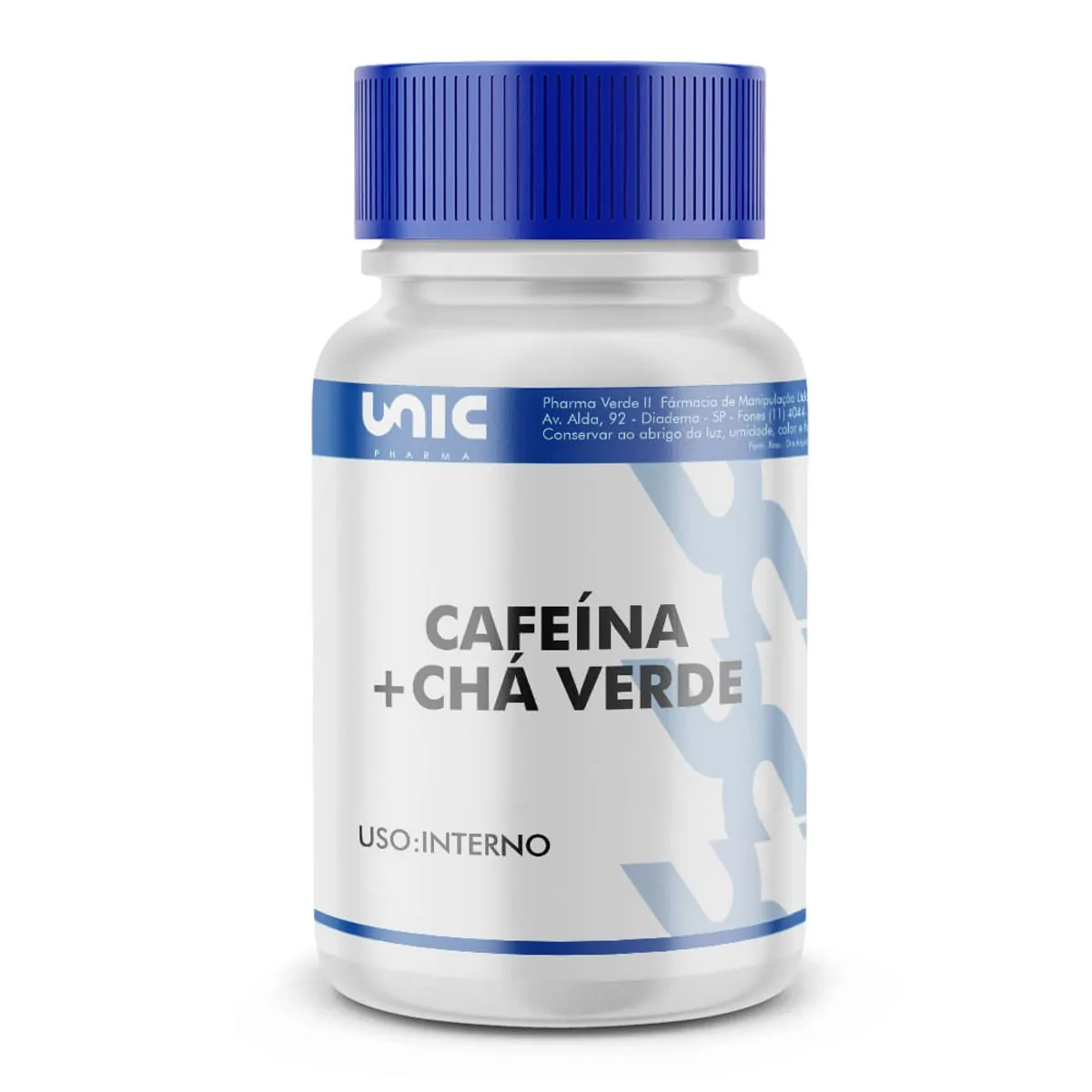 Cafeína 300mg + Chá Verde 250mg 120 Cápsulas