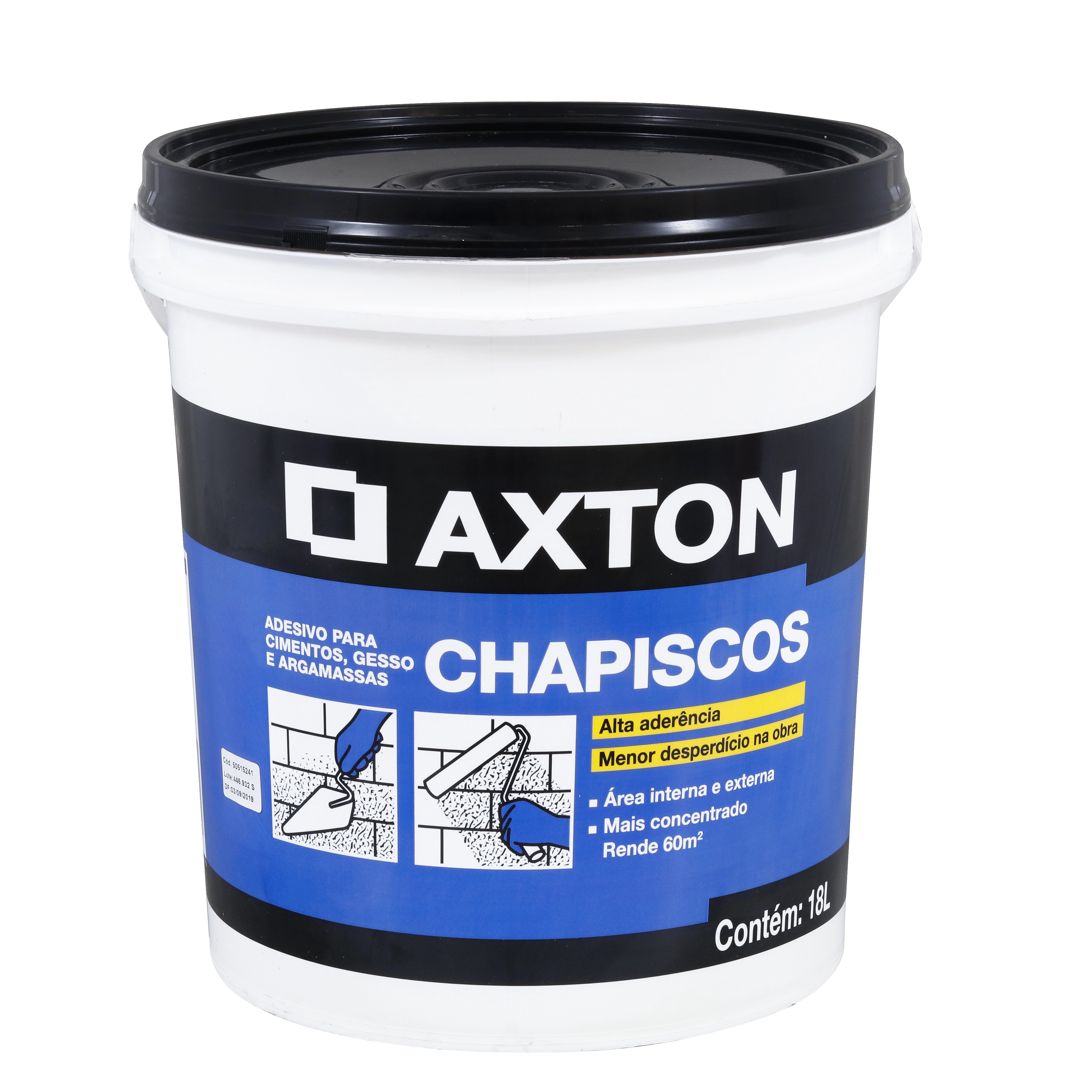 Aditivo para Chapisco Impermeabilizante Axton 18L Branco