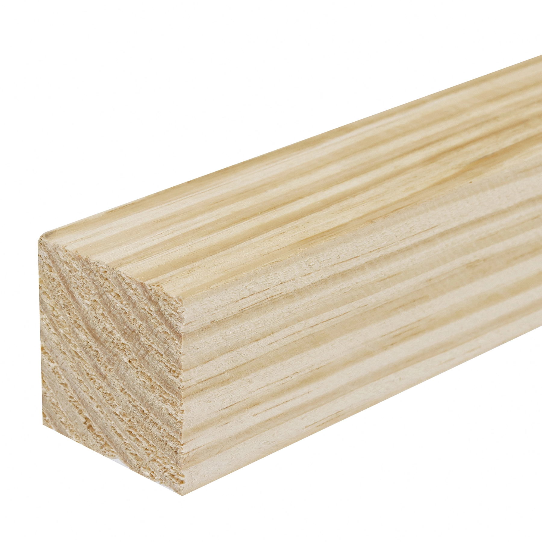 Quadrado de Madeira Pinus Natural 4,5x4,5x220cm Madeiras Lega